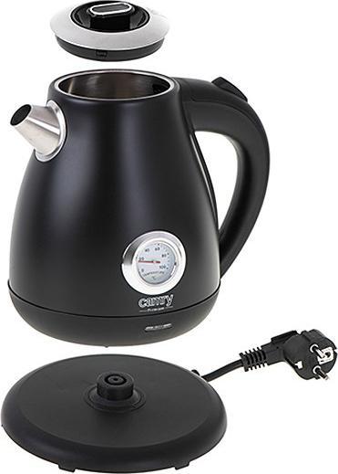 Actual product image Camry CR 1344 Electric kettle with a thermometer 1,7L, Black (1.70 l, EU plug)