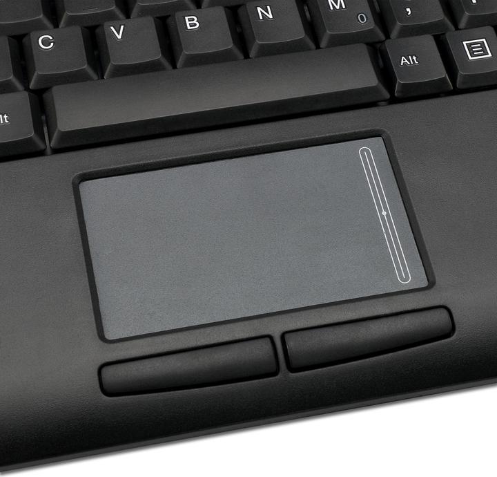Produktbild Adesso Wireless Slim Keyboard with Built-in Touchpad (US, Kabellos)
