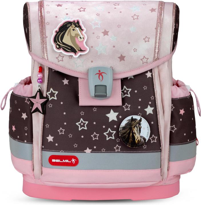Immagine prodotto Belmil CLASSY Plus Schulrucksack-Set Champion Horses (19 l)