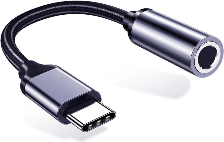 Hermex Adattatore per cuffie audio AUX da USB Type-C a 3,5 mm Cavo da USB-C ad AUX (USB, Vari)