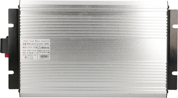 Actual product image Extralink VOLTAGE CONVERTER -,, PURE SINUS OPIP-1000W power adapter/inverter Auto Aluminium