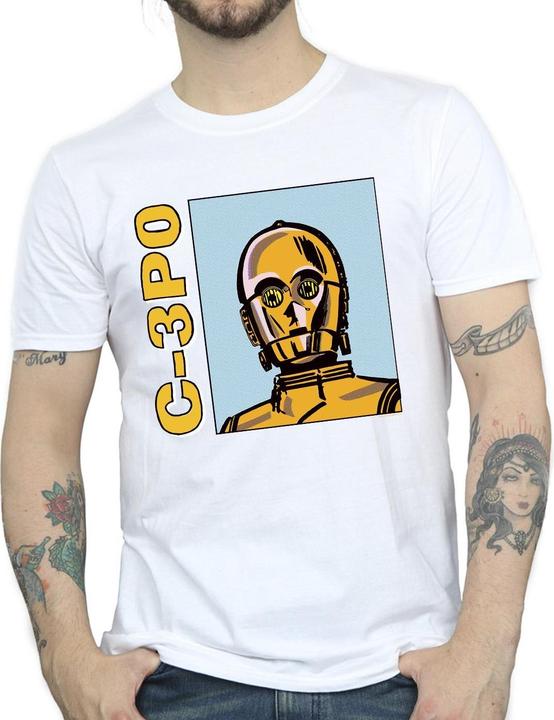 Produktbild Star Wars C3PO Line Art TShirt (S)