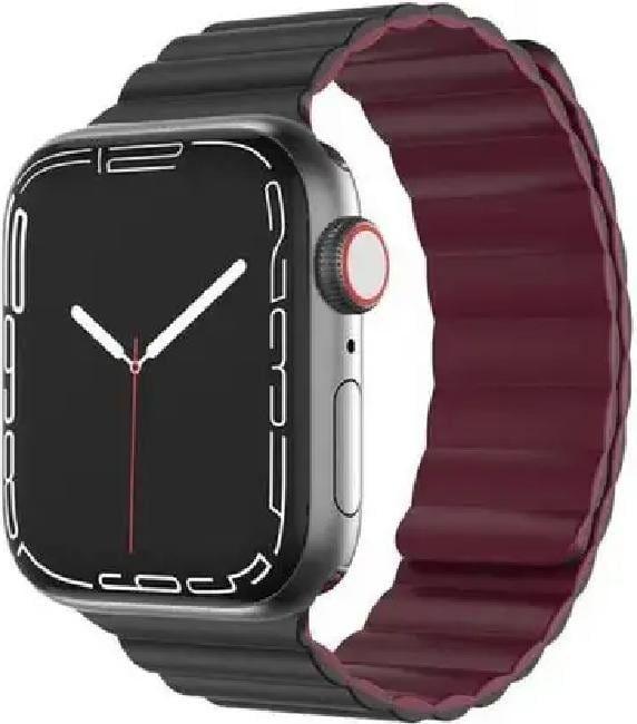 Image du produit Green Lion Leather Link Watch Band 42/44/45/49MM (45 mm, 44 mm, 42 mm, 49 mm, Silicone)