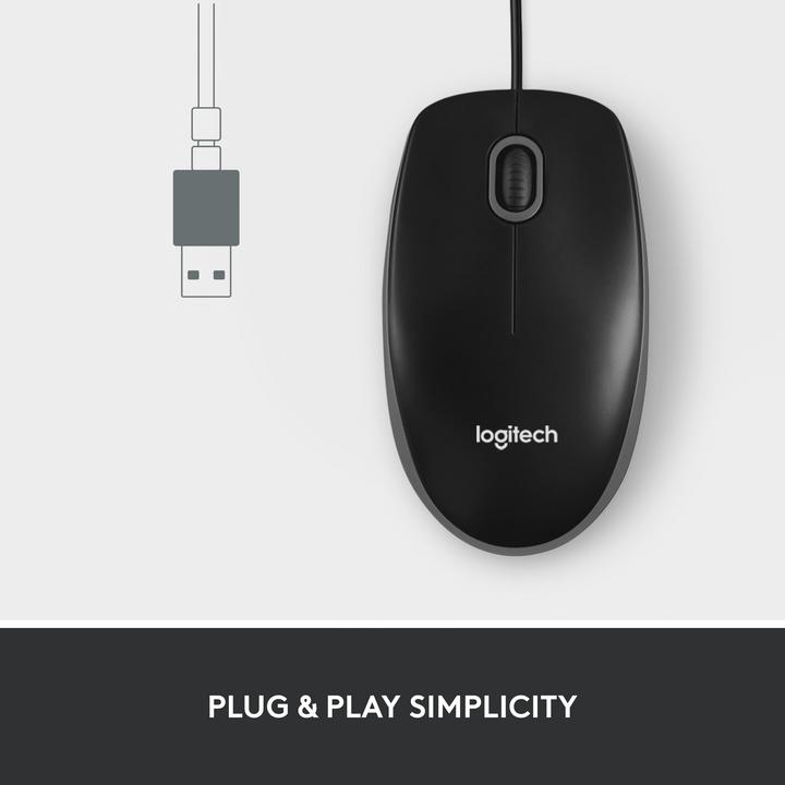 Actual product image Logitech M100 (Cable)