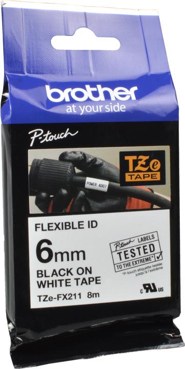 Produktbild Brother Tze-Fx211 (1.80 cm, Schwarz)