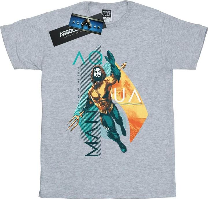 Immagine prodotto Maglietta con icona tropicale di Aquaman (XL)
