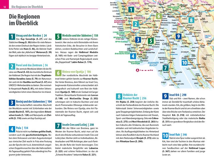 Produktbild Reiseführer Kroatien: Istrien und Kvarner Bucht (Deutsch, Werner Lips, 2022)