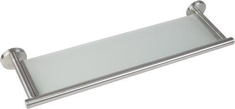 Image du produit Axentia Étagère murale en verre Naples, acier inoxydable, 54 cm