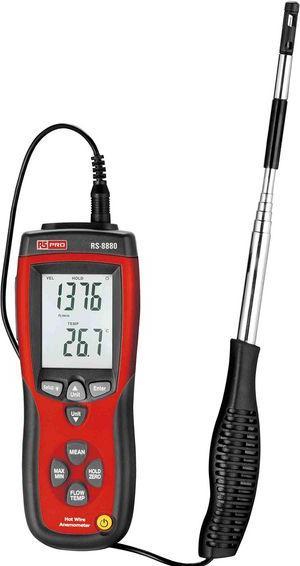 Produktbild Rs Pro DT-8880 Anemometer bis 25m/s +50°C max.Temp