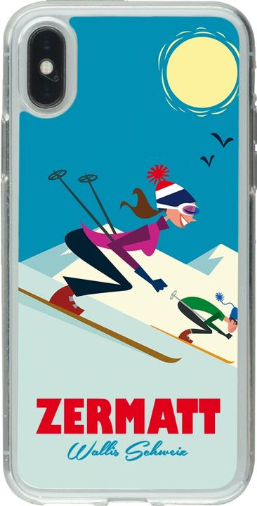 Actual product image PhoneLook Cover rubber transparent Zermatt Ski Downhill (Apple iPhone XS, Apple iPhone X)