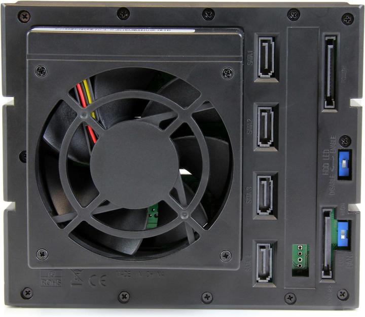 Produktbild StarTech 4-fach 3,5" trägerloser SATA Festplatten Aluminium Wechselrahmen