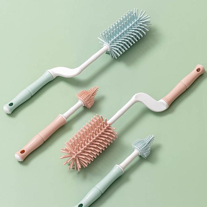 Actual product image Youha THE ONE Milk Bottle Blue cleaning brush