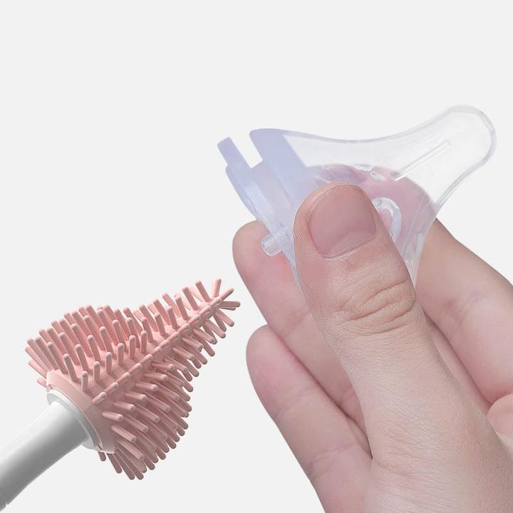 Actual product image Youha THE ONE Milk Bottle Blue cleaning brush