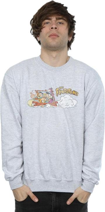 Produktbild The Flintstones Family Car Distressed Sweatshirt (M)