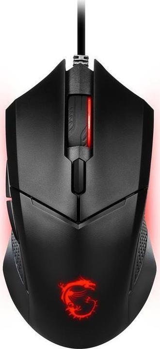 Produktbild MSI Clutch GM08 Computer Mouse USB Type A Optical 4200 DPI For both hands (Kabelgebunden)