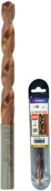 Tivoly Foret à métaux Furius HSS Ti2N Fusio "Split point" 135 ° Ø10.0 mm, sous blister. (10.0 mm)