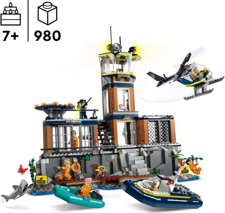 Actual product image LEGO 60419 Police Station on Prison Island (60419, LEGO City)
