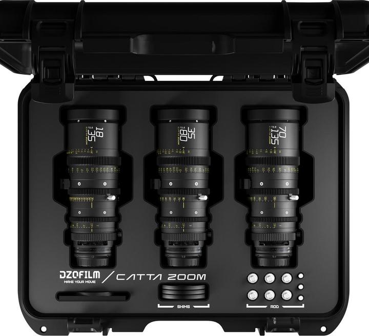 Produktbild Dzofilm Catta Zoom Bundles 18-35/35-80/70-135 T2.9-E Mount(Black) (C-Mount, Vollformat)