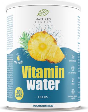 Nature's Finest Vitamin Water FOCUS Getränkepulver 200g, vegan (1 Stück, Pulver, 200 g)