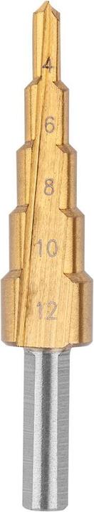 Productafbeelding Verto Stappenboren 4-12, 4-20, 4-32 mm, TiN, 3 st. (Ø 4-32 mm)