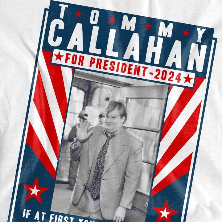 Image du produit - T-shirt CALLAHAN FOR PRESIDENT LOWER YOUR STANDARDS - Homme (XL)