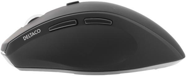 Actual product image Deltaco Wireless optical mouse 1000-1600 DPI, 125 Hz, 6 buttons with scroll key, 2.4GHz USB nano rec (Wireless)