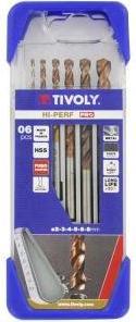Actual product image Tivoly Metal drill set FURIUS HSS Clipster PRO 6pcs. Ø2-8mm (Ø2-8mm)
