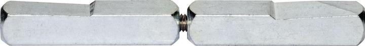 Actual product image BKS Split lever handle pin 78430, LI 30 x LA 55 mm, VK 9 mm, galvanised steel (Door handle)