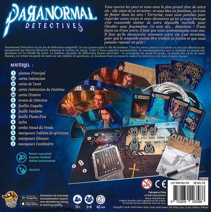 Actual product image Paranormal Detectives (French)