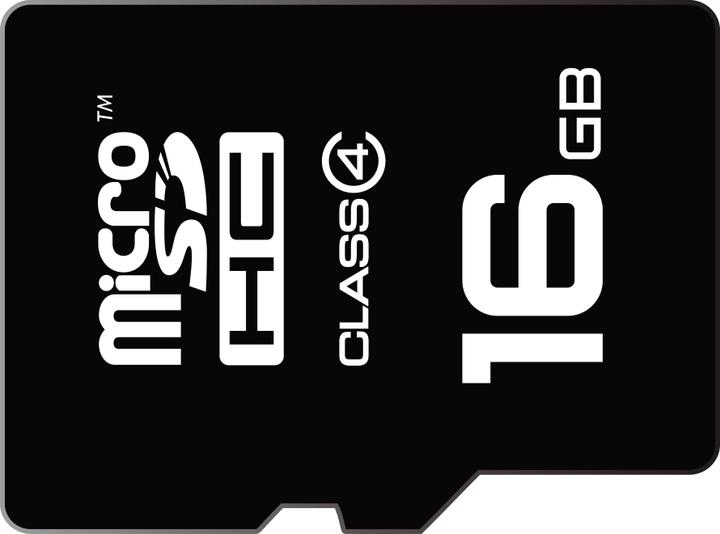 Actual product image Emtec Mini Jumbo Super - Flash memory card (microSDHC/SD adapter included) (16 GB, microSD)