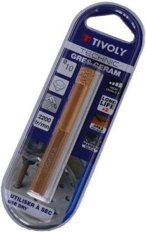 Actual product image Tivoly Diamond drill for tile and marble, with kerosene, Heavy duty, Hex shank (Ø) 6 mm (6 millimetres)