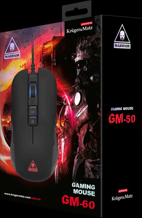 Produktbild Krüger&Matz Optical mouse Kruger & Matz Warrior GM-60 (Kabelgebunden)
