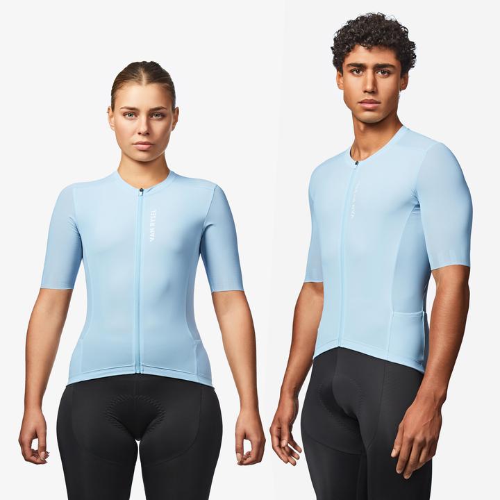 Image du produit Van rysel Maillot de vélo route manches courtes été unisexe - RACER 2 bleu (M)
