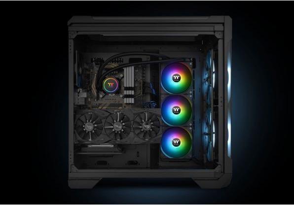 Actual product image Thermaltake TH360 ARGB Sync Snow Edition
