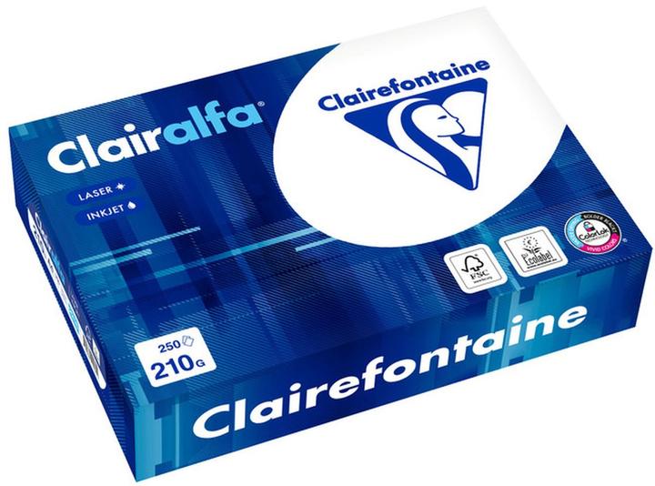 Actual product image Clairefontaine Clairalfa (210 g/m², 250 x, A4)