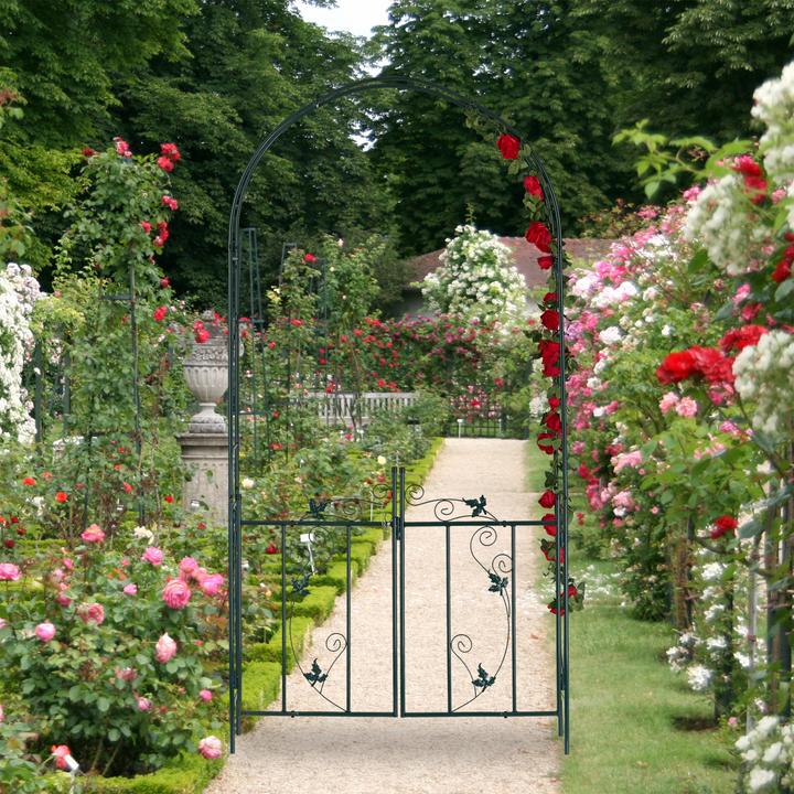 Image du produit Relaxdays Arche de rosiers avec porte (36.50 cm, 113.50 cm)