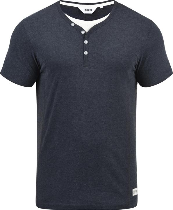 Image du produit Solid Dorian T-shirt À Manches Courtes Pour Homme Avec Col Grandad (XXL)