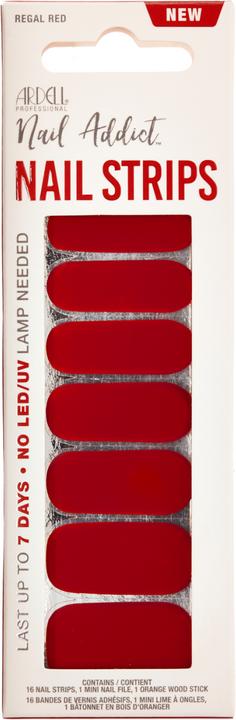 Produktbild Ardell Nail Addict - Nail Strips Regal Red (Nagellacktrockner, Regal Red)
