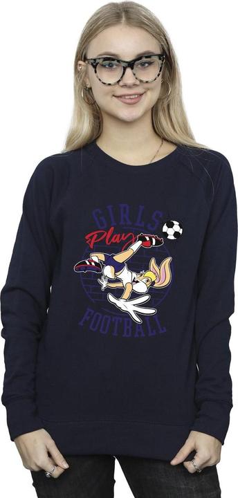 Actual product image Looney Tunes Womens/Ladies Lola Bunny Girls Play Football Sweatshirt (L)