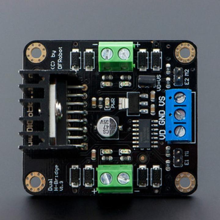 Actual product image DFRobot 2A Dual DC Motor Driver L298N