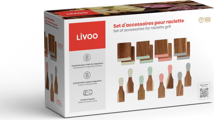 Actual product image Livoo Raclette zubehör-Set