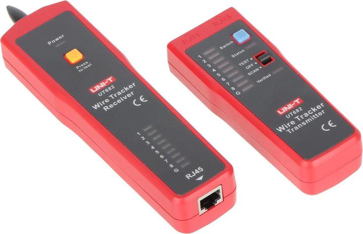 Immagine prodotto Uni-T Rilevatore Di Coppie Di Fili Con Tester Per Cavi Rj-45 Ut-682