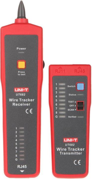 Immagine prodotto Uni-T Rilevatore Di Coppie Di Fili Con Tester Per Cavi Rj-45 Ut-682