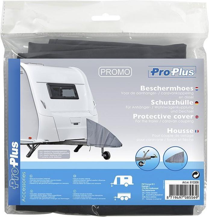 Image du produit ProPlus Housse de protection pour l'attelage de remorque / caravane et le timon Promo