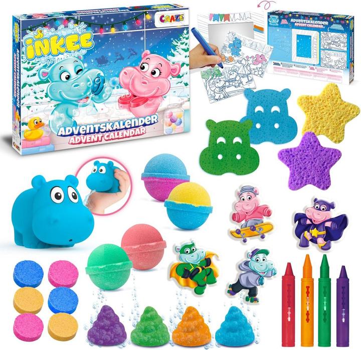 Image du produit Craze Calendrier de l'Avent Inkee Hippo