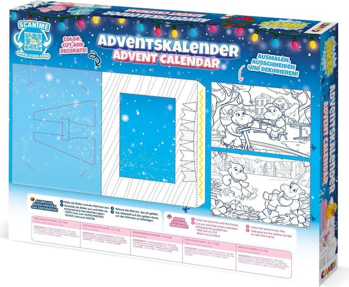Image du produit Craze Calendrier de l'Avent Inkee Hippo