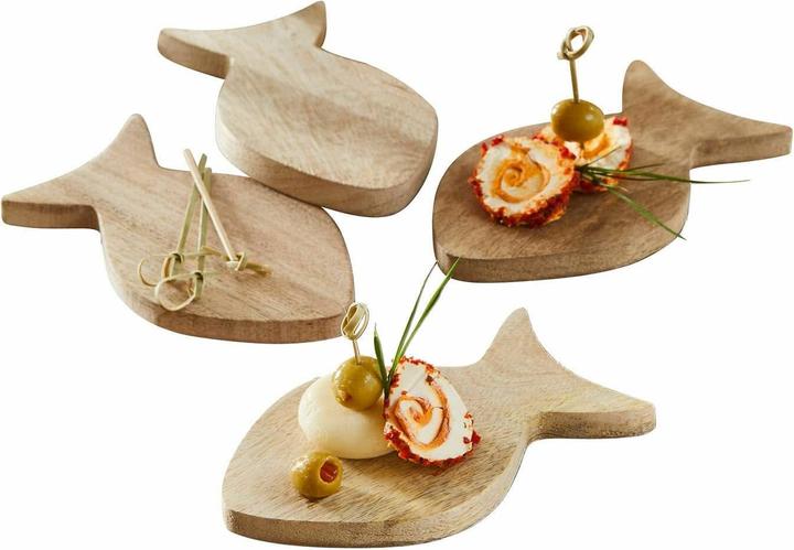 Produktbild Loberon Untersetzer 4er Set Magnan braun (4 x)