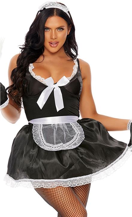 Produktbild Cottelli Collection Domesticated Delight Sexy French Maid Costume (L, XL)