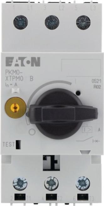 Image du produit Eaton Interrupteur de court-circuit 3p 10A sans surcharge PKM0-10