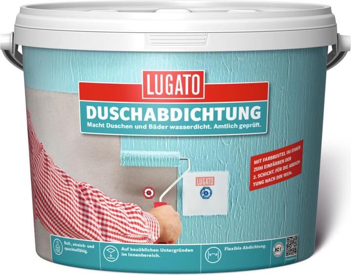 Produktbild Lugato Duschabdichtung (15 kg, Mintgrüne Latex-Beschichtung)